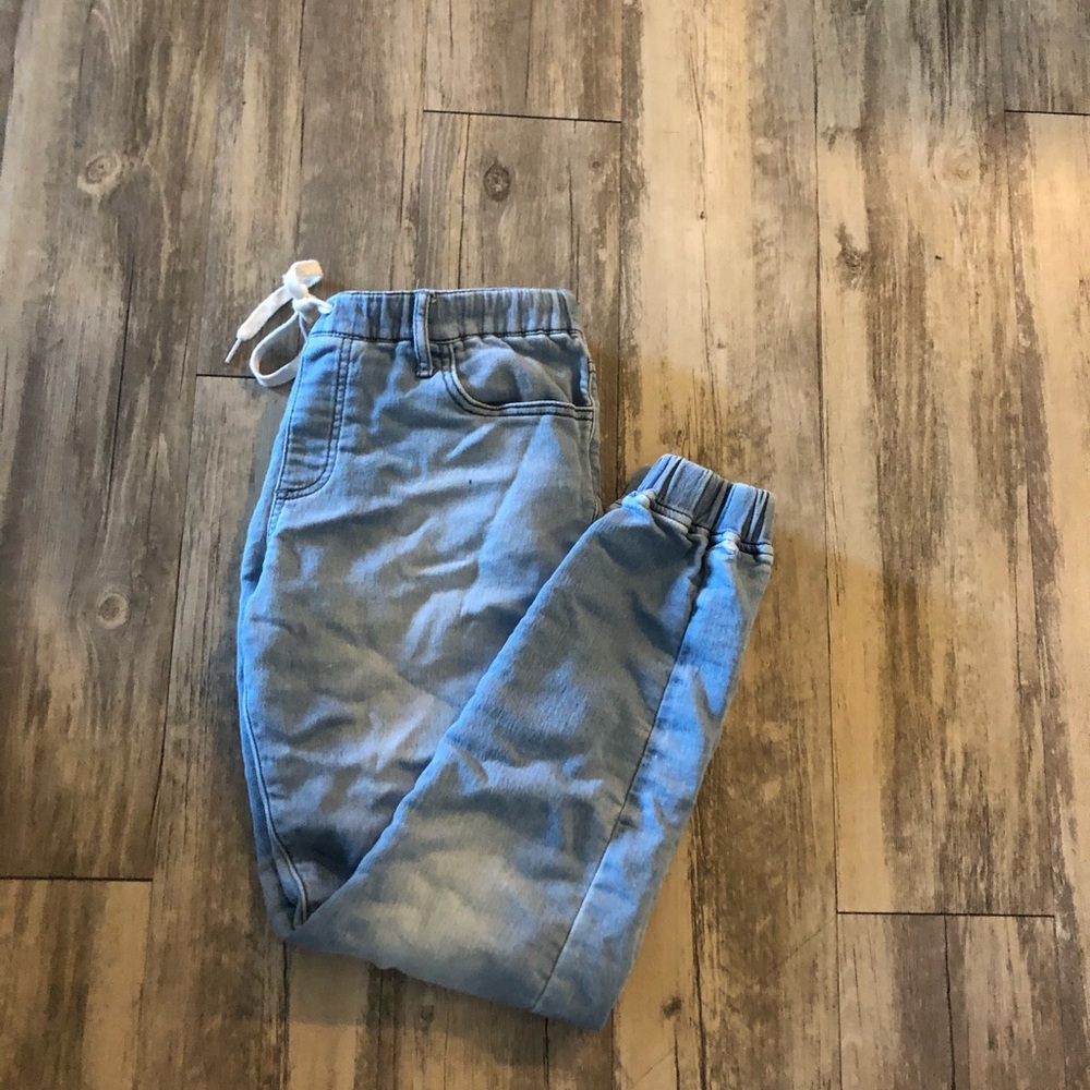 Men’s faux denim joggers